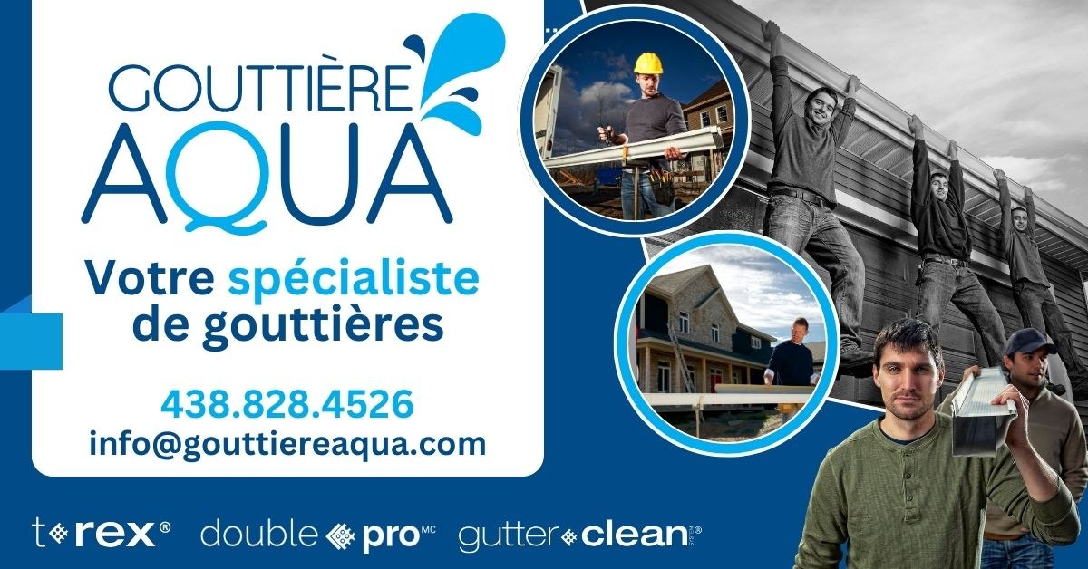 Bannière Gouttière Aqua